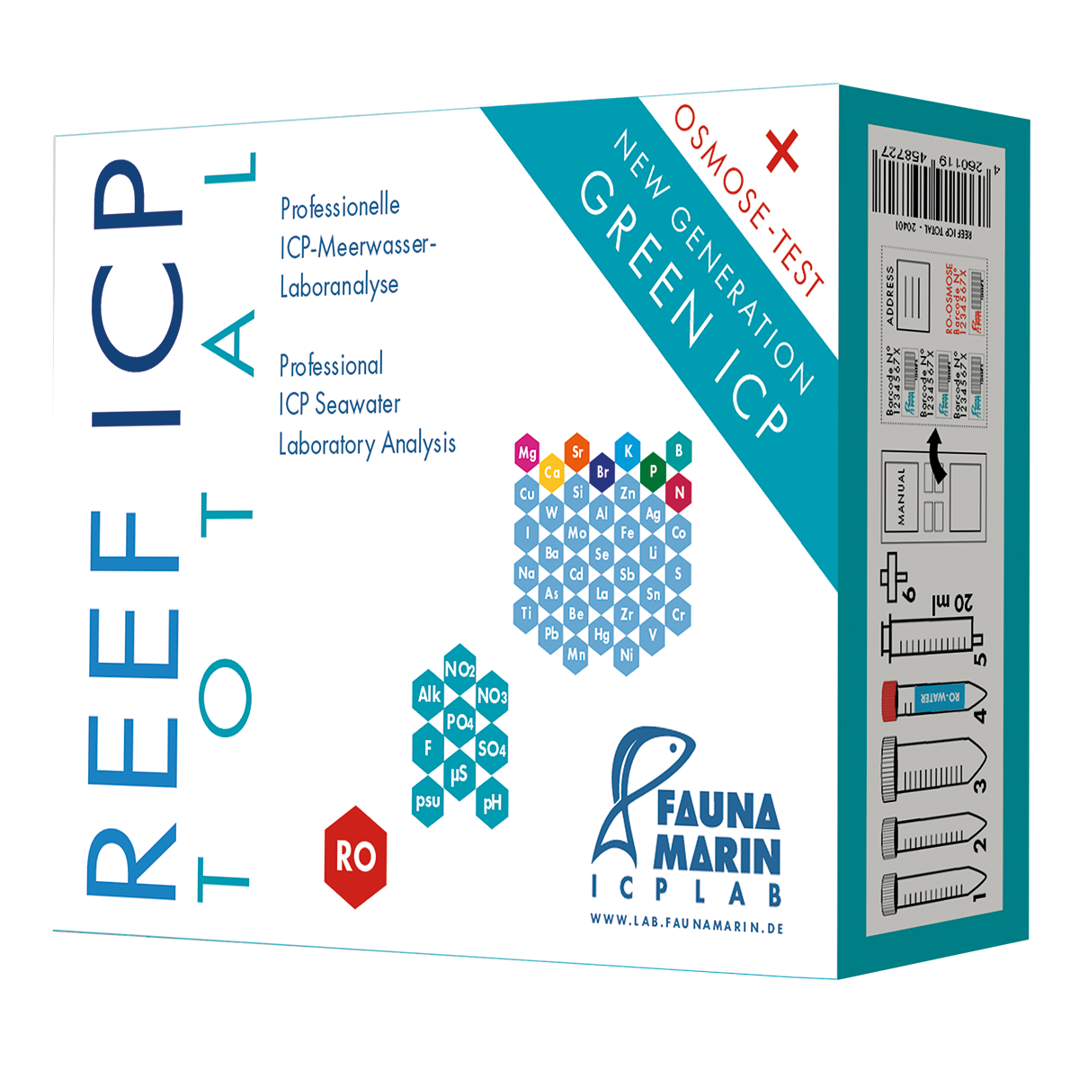 Fauna Marin Reef ICP Total Test - ICP Analyse