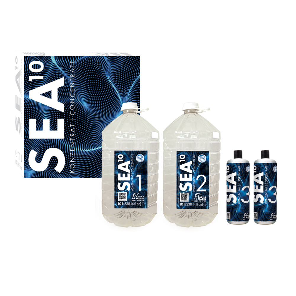 Fauna Marin SEA10 Meerwasser-Konzentrat 2 x 10 l + 2 x 1 l